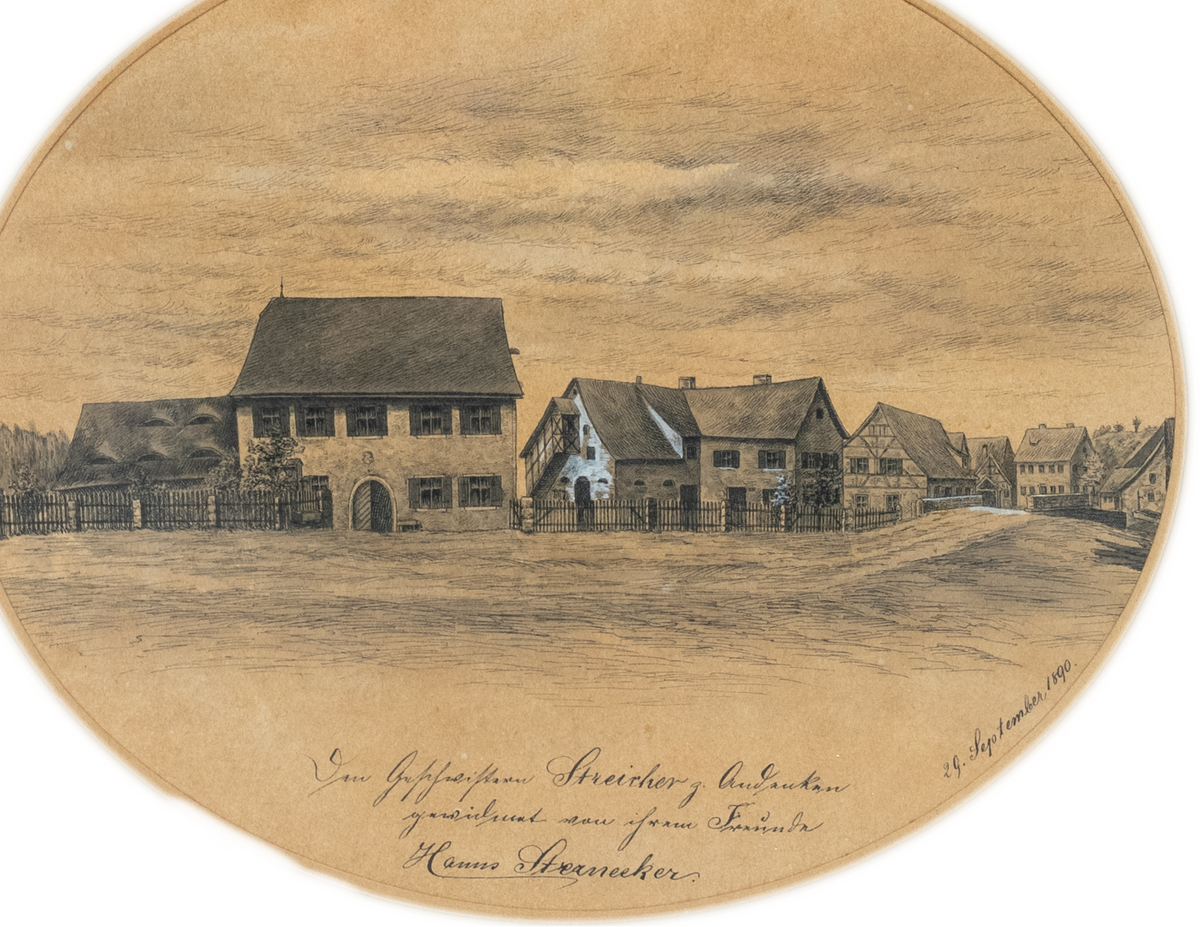 Unser Laden in Großhabersdorf 1890